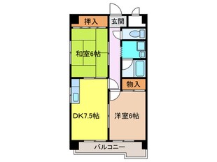 ヴェルドミ－ル府中の物件間取画像